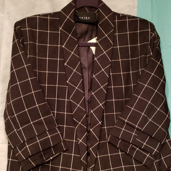 Black Ivory grid blazer - Picture 2 of 3